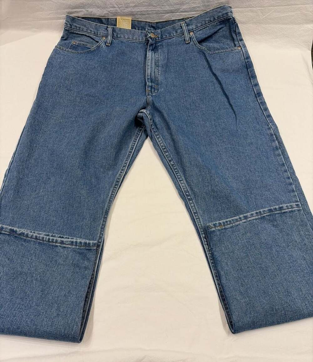 Wrangler Five Star Premium Denim Relaxed Fit Straight Leg Jeans, Size 42x32